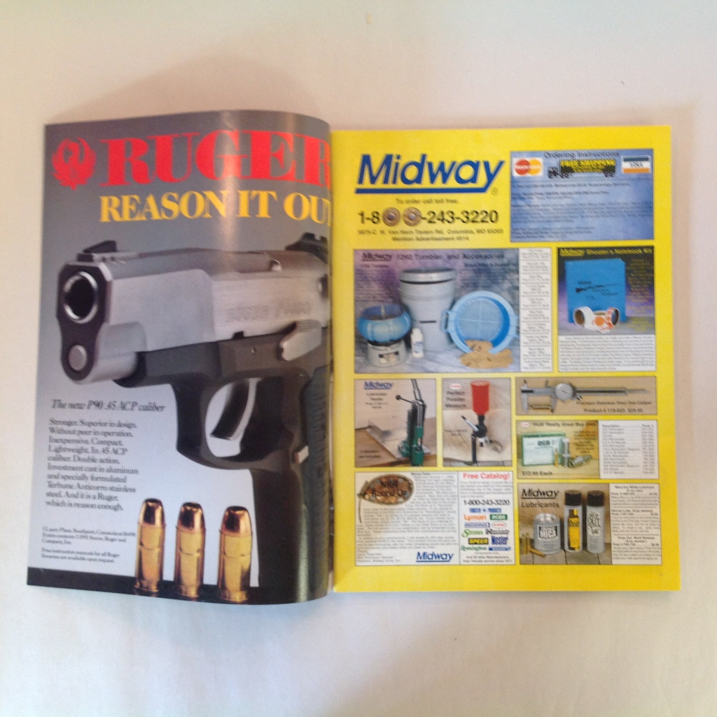Vintage Feb 1992 American Rifleman Magazine State Constitutions and 2nd Amendment T/C Contender Turns 25