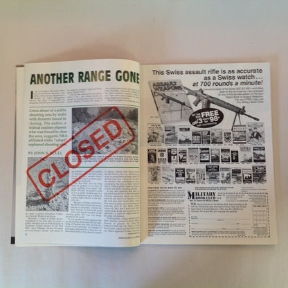 Vintage Feb 1992 American Rifleman Magazine State Constitutions and 2nd Amendment T/C Contender Turns 25