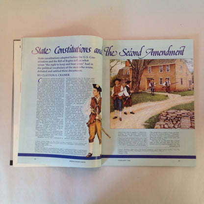 Vintage Feb 1992 American Rifleman Magazine State Constitutions and 2nd Amendment T/C Contender Turns 25