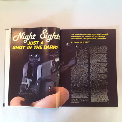 Vintage Feb 1992 American Rifleman Magazine State Constitutions and 2nd Amendment T/C Contender Turns 25