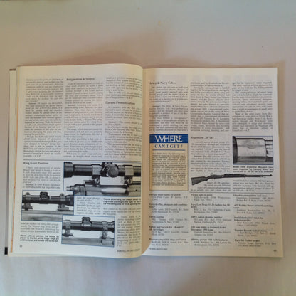 Vintage Feb 1992 American Rifleman Magazine State Constitutions and 2nd Amendment T/C Contender Turns 25