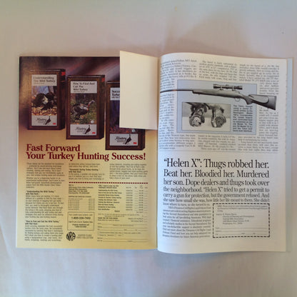 Vintage Feb 1992 American Rifleman Magazine State Constitutions and 2nd Amendment T/C Contender Turns 25