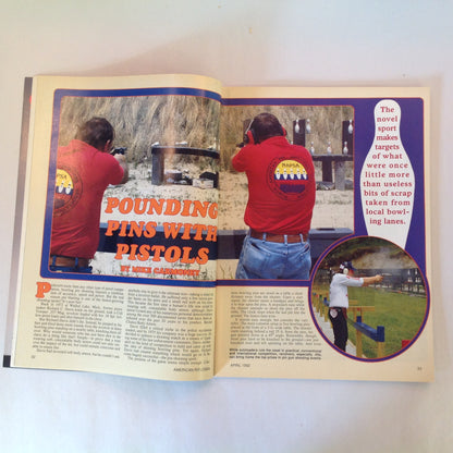 Vintage Apr 1992 American Rifleman Magazine NRA & Hunting SHOT Show '92 Review Carl Gustaf 2000 John Milius