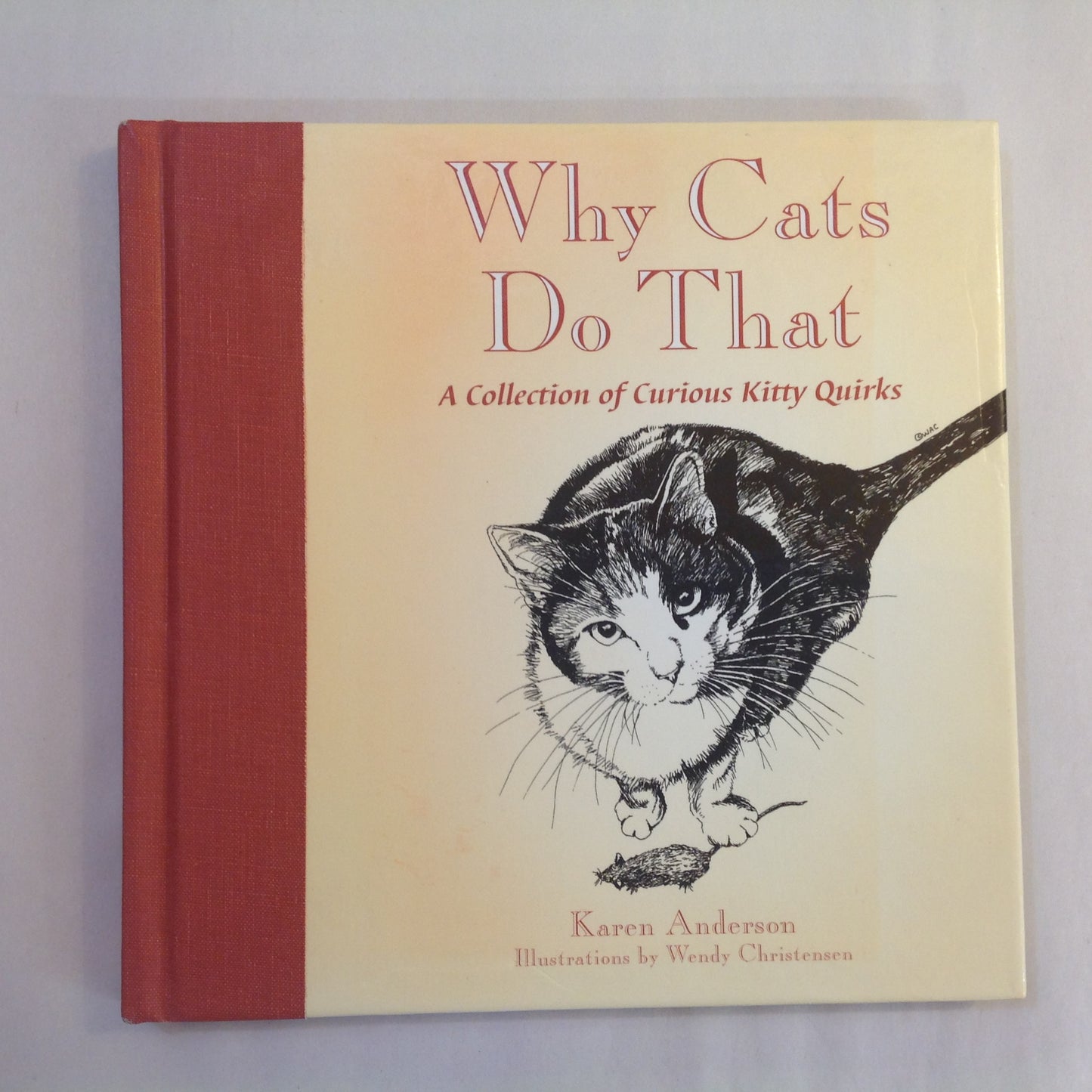 Vintage 2001 Hardcover Why Cats Do That: A Collection of Curious Kitty Quirks Karen Anderson & Wendy Christiansen