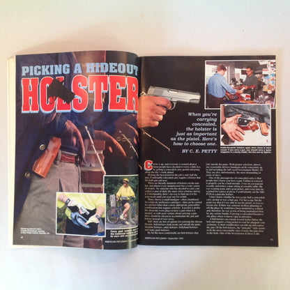 Vintage Sep 1993 American Rifleman Magazine Hideout Rigs Knight's SR-25 Ban All Semi-Autos