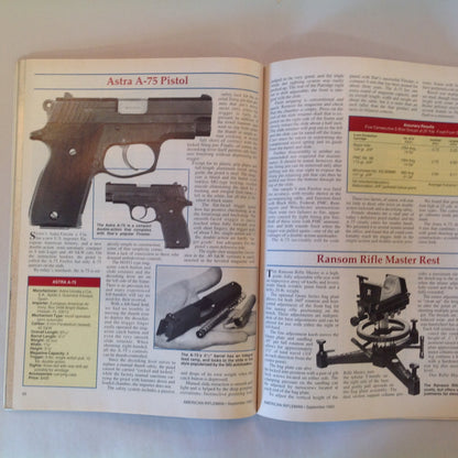 Vintage Sep 1993 American Rifleman Magazine Hideout Rigs Knight's SR-25 Ban All Semi-Autos