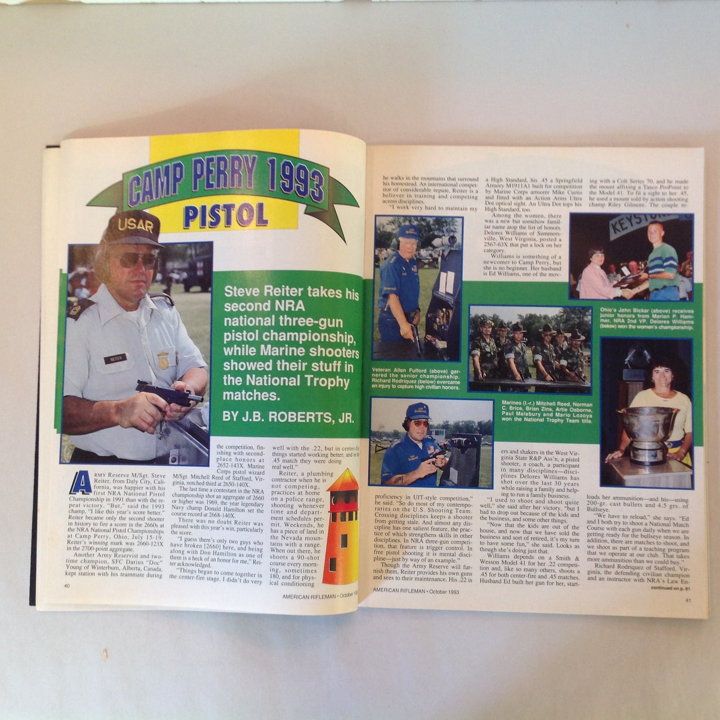 Vintage Oct 1993 American Rifleman Magazine WE WARNED YOU THEY WERE COMING AND THEY'RE HERE