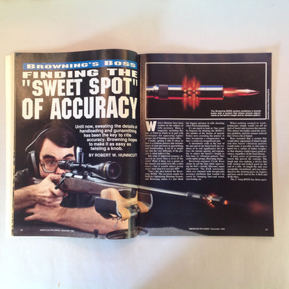 Vintage Dec 1993 American Rifleman Magazine Winchester 94 Browning Boss Election '93