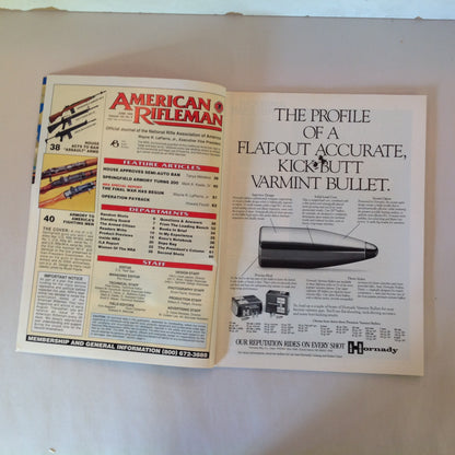 Vintage Jun 1994 American Rifleman Magazine Springfield's 200th Year Nowlin .45 Auto Winchester 1001 Norinco TT-Olympia