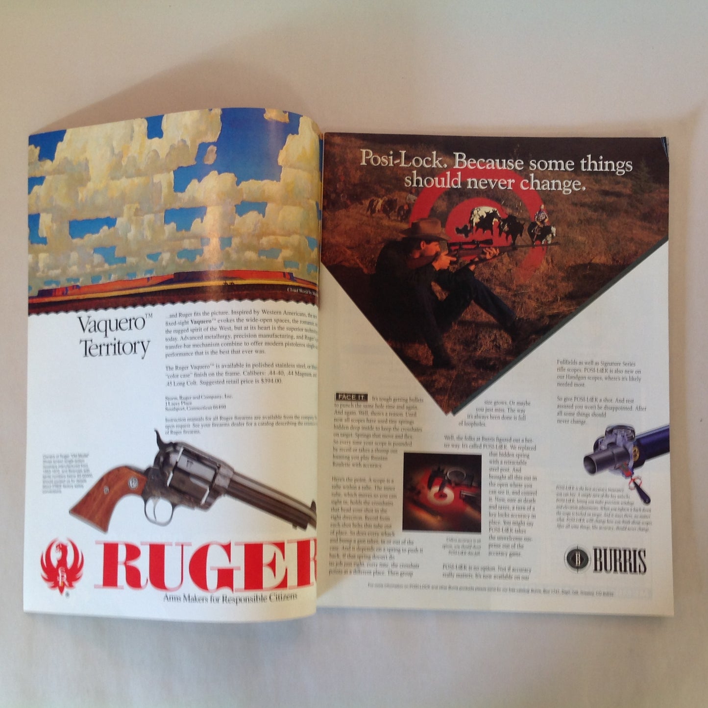 Vintage Aug 1994 American Rifleman Magazine Defensive Handguns NRA 1984 Marlin Classic Browning A-Bolt II