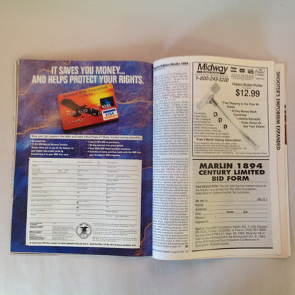 Vintage Aug 1994 American Rifleman Magazine Defensive Handguns NRA 1984 Marlin Classic Browning A-Bolt II