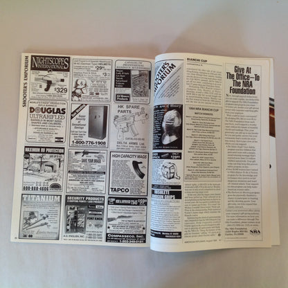 Vintage Aug 1994 American Rifleman Magazine Defensive Handguns NRA 1984 Marlin Classic Browning A-Bolt II