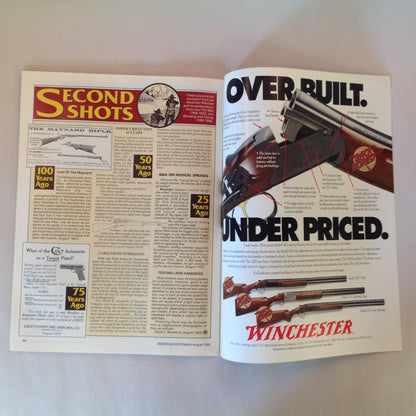 Vintage Aug 1994 American Rifleman Magazine Defensive Handguns NRA 1984 Marlin Classic Browning A-Bolt II