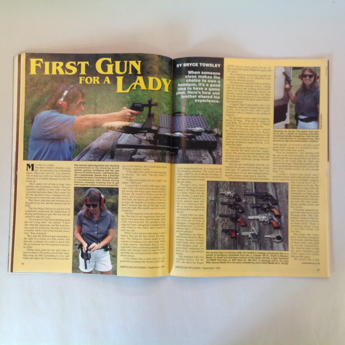 Vintage Sep 1994 American Rifleman Magazine You Trusted Them With Your Freedom and Now... NRA Politics