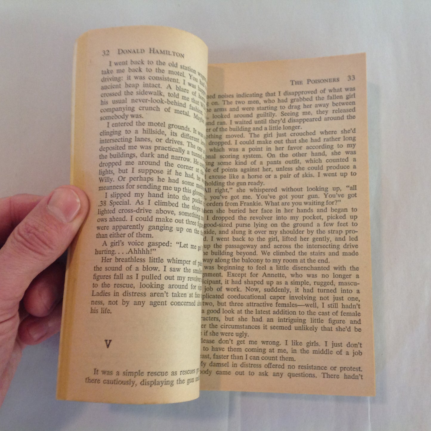 Vintage 1971 Mass Market Paperback Matt Helm: The Poisoners Donald Hamilton