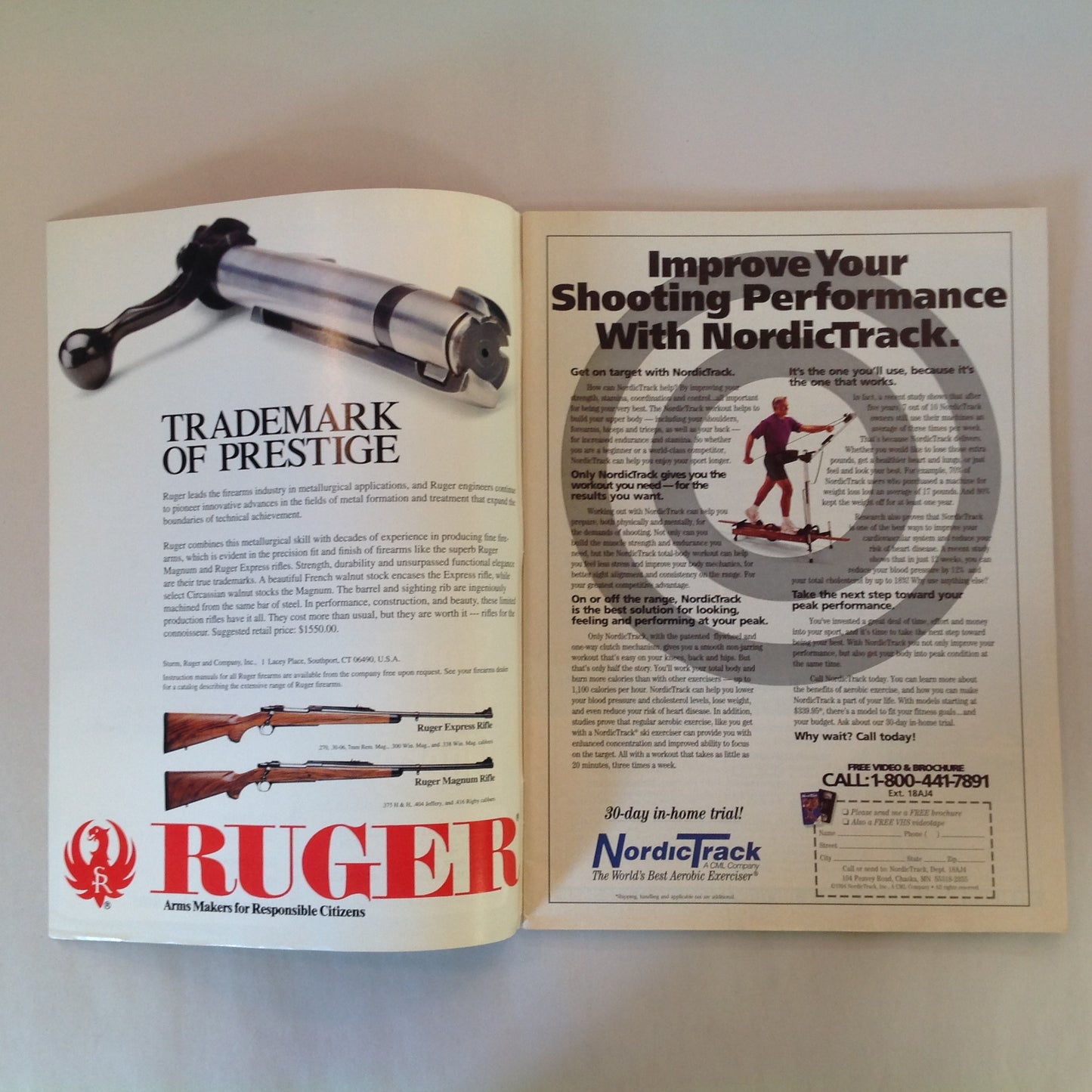 Vintage Oct 1994 American Rifleman Magazine Stop the Rape of Liberty NRA 1994 Election Guide