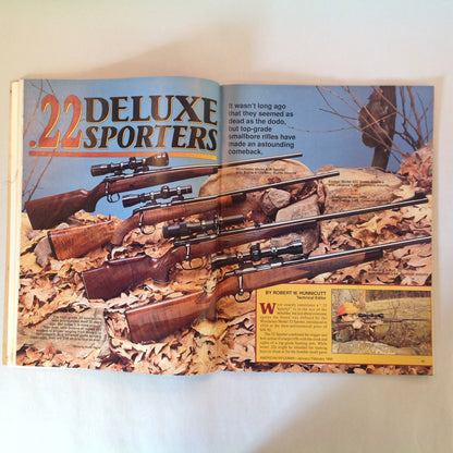 Vintage Jan/Feb 1995 American Rifleman Magazine .22 Deluxe Sporters Britain's "New" Rifle Smith & Wesson Masterpiece