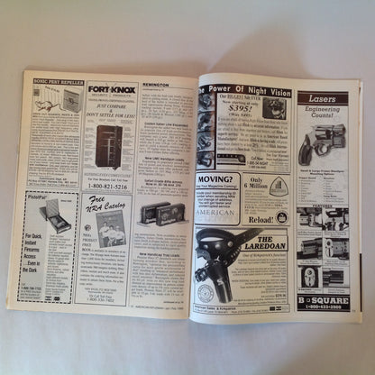 Vintage Jan/Feb 1995 American Rifleman Magazine .22 Deluxe Sporters Britain's "New" Rifle Smith & Wesson Masterpiece