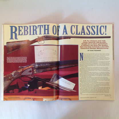 Vintage Sep 1995 American Rifleman Magazine Why the .380? Tommy Gun Goes to War Fox: Rebirth of a Classic