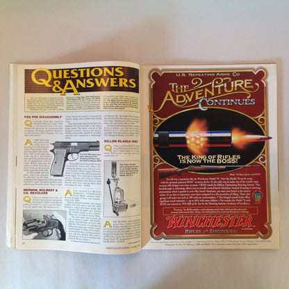 Vintage Oct 1995 American Rifleman Magazine New Glock Pocket Pistols Pursuing the Ultimate in Guns Light Loads .30-06 H&K Semi-Auto Rifles