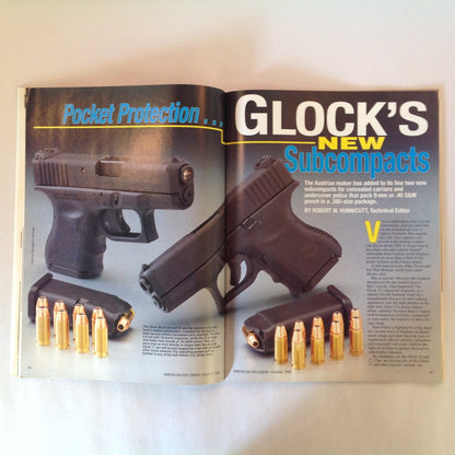 Vintage Oct 1995 American Rifleman Magazine New Glock Pocket Pistols Pursuing the Ultimate in Guns Light Loads .30-06 H&K Semi-Auto Rifles