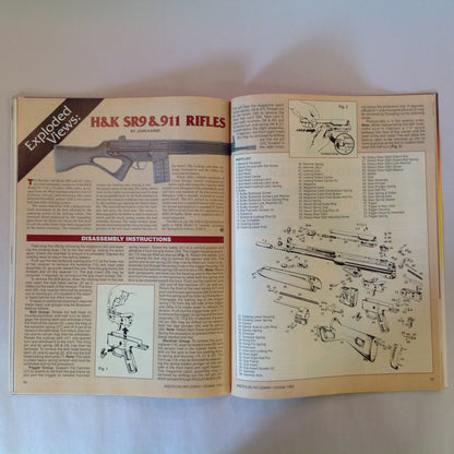 Vintage Oct 1995 American Rifleman Magazine New Glock Pocket Pistols Pursuing the Ultimate in Guns Light Loads .30-06 H&K Semi-Auto Rifles