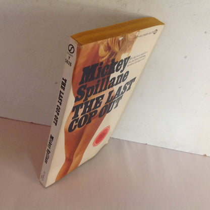 Vintage 1973 Mass Market Paperback The Last Cop Out Mickey Spillane