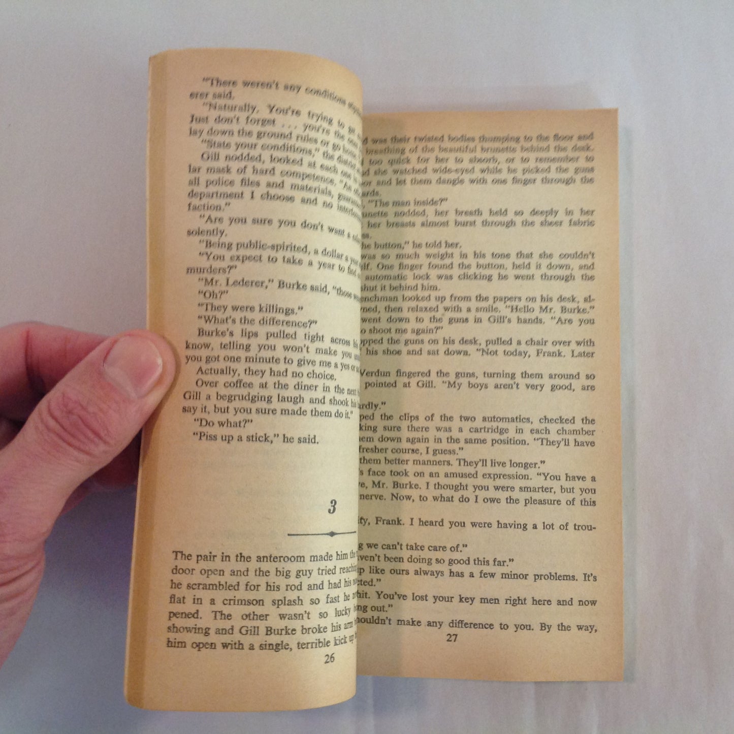 Vintage 1973 Mass Market Paperback The Last Cop Out Mickey Spillane