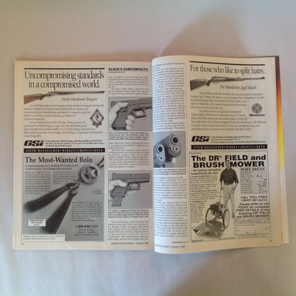 Vintage Oct 1995 American Rifleman Magazine New Glock Pocket Pistols Pursuing the Ultimate in Guns Light Loads .30-06 H&K Semi-Auto Rifles