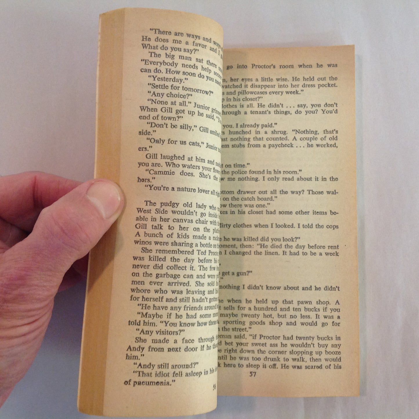 Vintage 1973 Mass Market Paperback The Last Cop Out Mickey Spillane