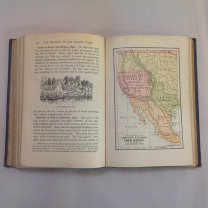 Antique 1913 Hardcover History of the United States Bourne and Benton D C Heath & Co First