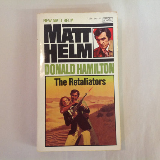 Vintage 1976 Mass Market Paperback Matt Helm: The Retaliators Donald Hamilton