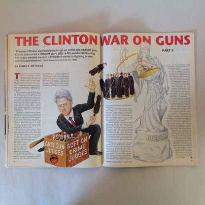 Vintage Aug 1996 American Rifleman Magazine Making Your M1911 Shoot Straight Shotguns & Loads for Beginners Newest Long-Range Rifles