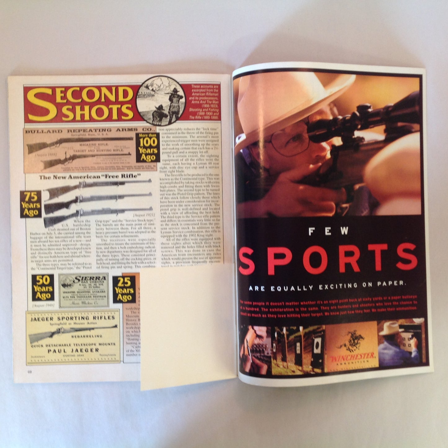 Vintage Aug 1996 American Rifleman Magazine Making Your M1911 Shoot Straight Shotguns & Loads for Beginners Newest Long-Range Rifles