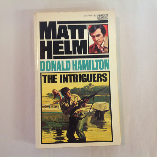 Vintage 1972 Mass Market Paperback Matt Helm: The Intriguers Donald Hamilton