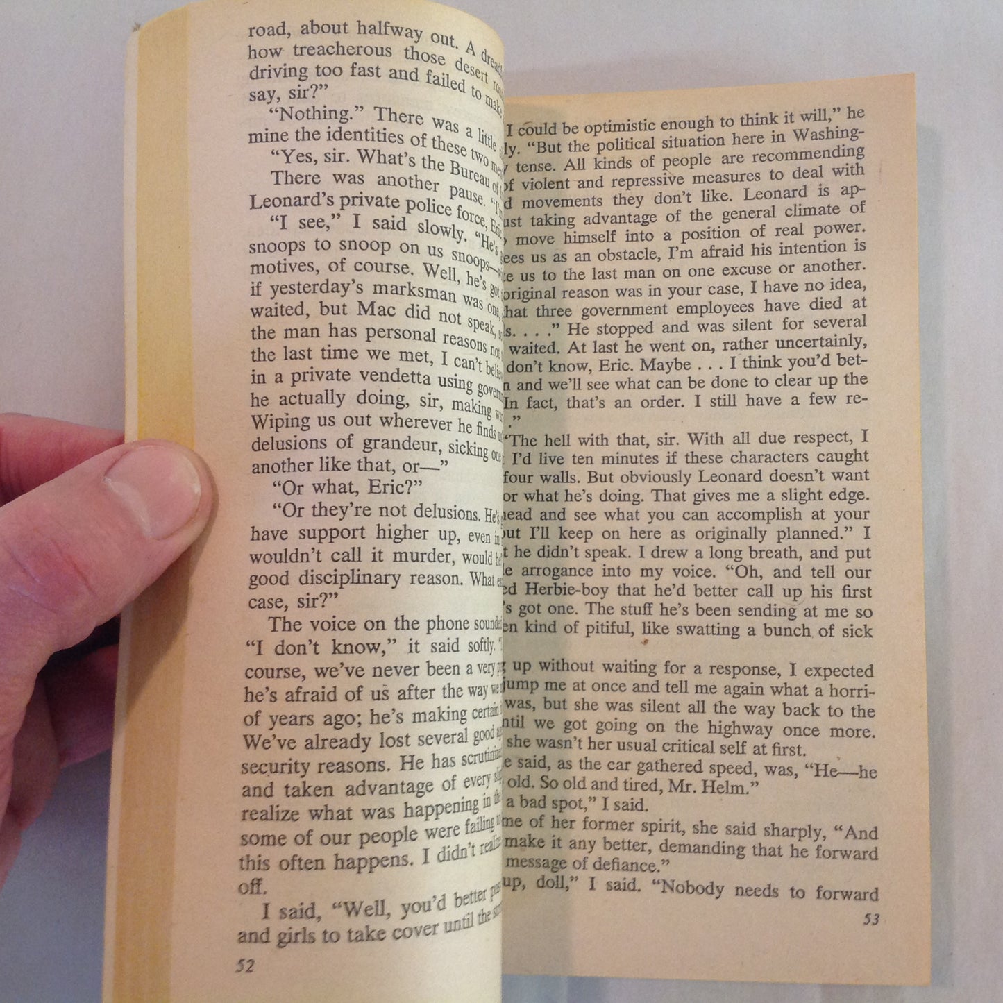 Vintage 1972 Mass Market Paperback Matt Helm: The Intriguers Donald Hamilton