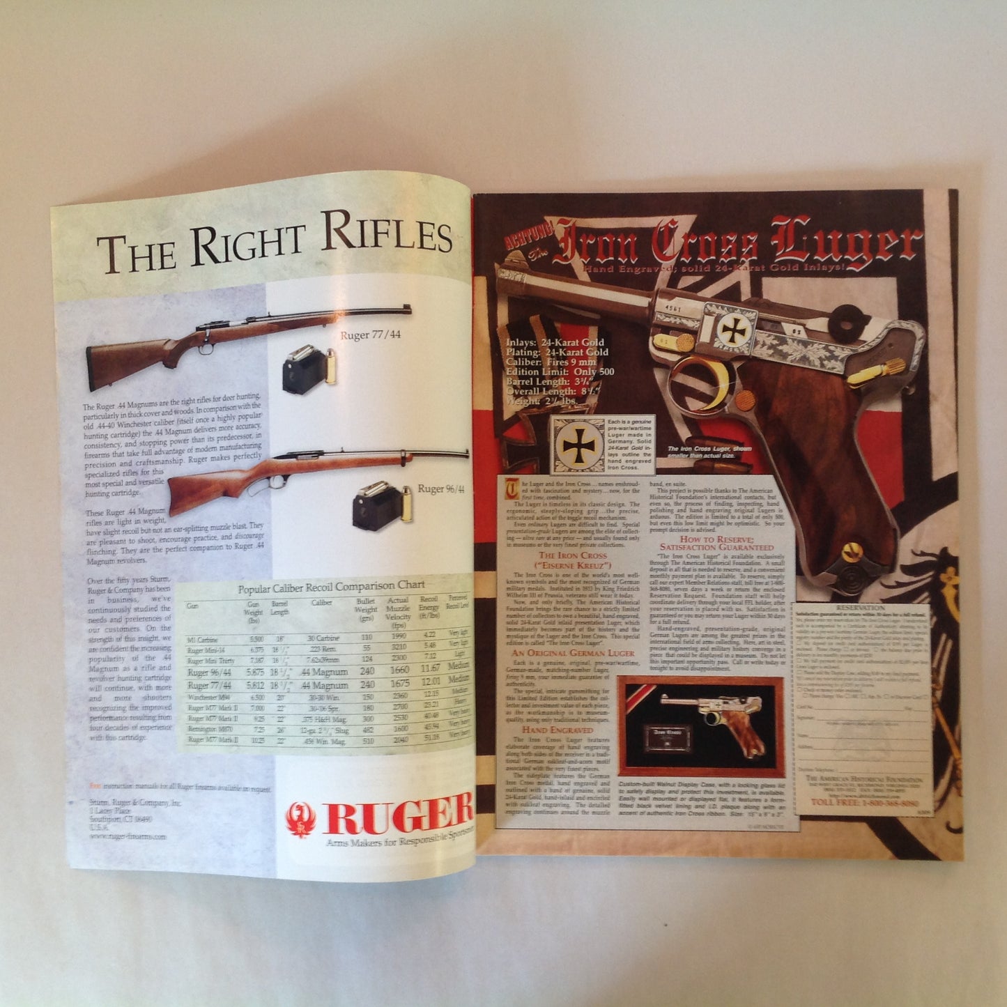 Vintage Sep 1998 American Rifleman Magazine Charlton Heston Silver Bullet Brigade America's NRA Make It Count