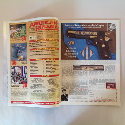 Vintage Sep 1998 American Rifleman Magazine Charlton Heston Silver Bullet Brigade America's NRA Make It Count