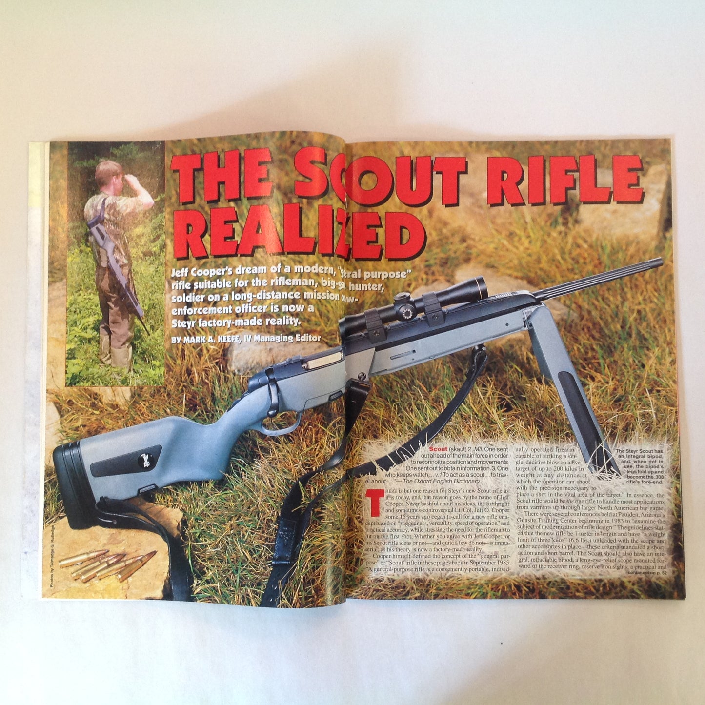 Vintage Sep 1998 American Rifleman Magazine Charlton Heston Silver Bullet Brigade America's NRA Make It Count