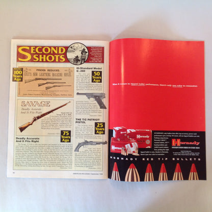 Vintage Sep 1998 American Rifleman Magazine Charlton Heston Silver Bullet Brigade America's NRA Make It Count