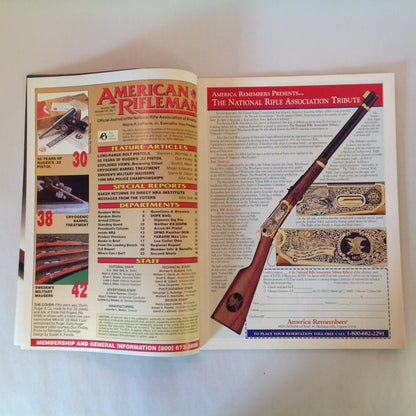 Vintage Jan 1999 American Rifleman Magazine Ruger .22 Turns 50 Swedish Mausers Cryo Treating