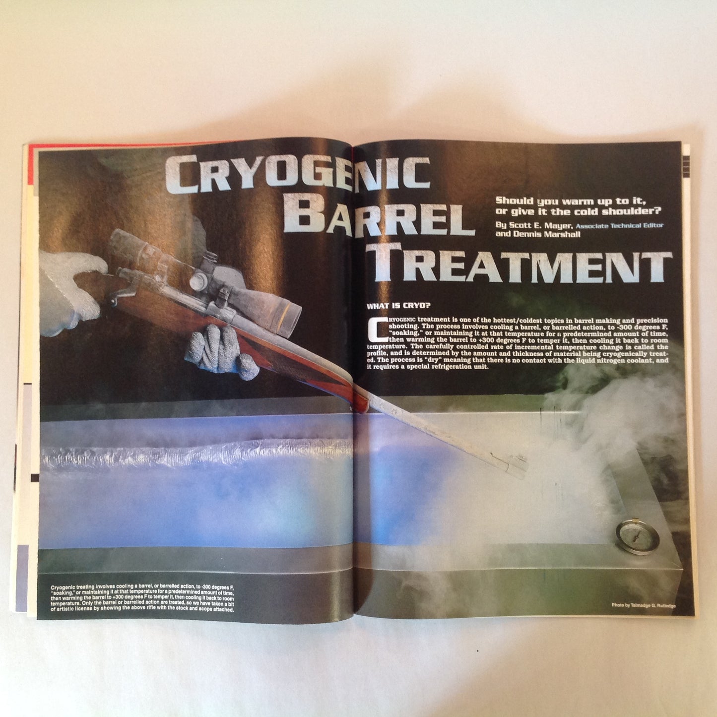 Vintage Jan 1999 American Rifleman Magazine Ruger .22 Turns 50 Swedish Mausers Cryo Treating
