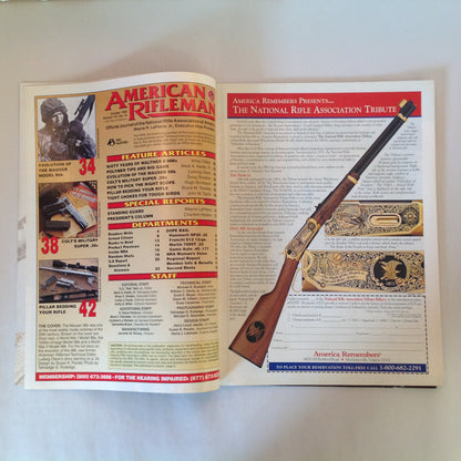 Vintage Oct 1999 American Rifleman Magazine Evolution of the Mauser 98k 60 Years of Walther