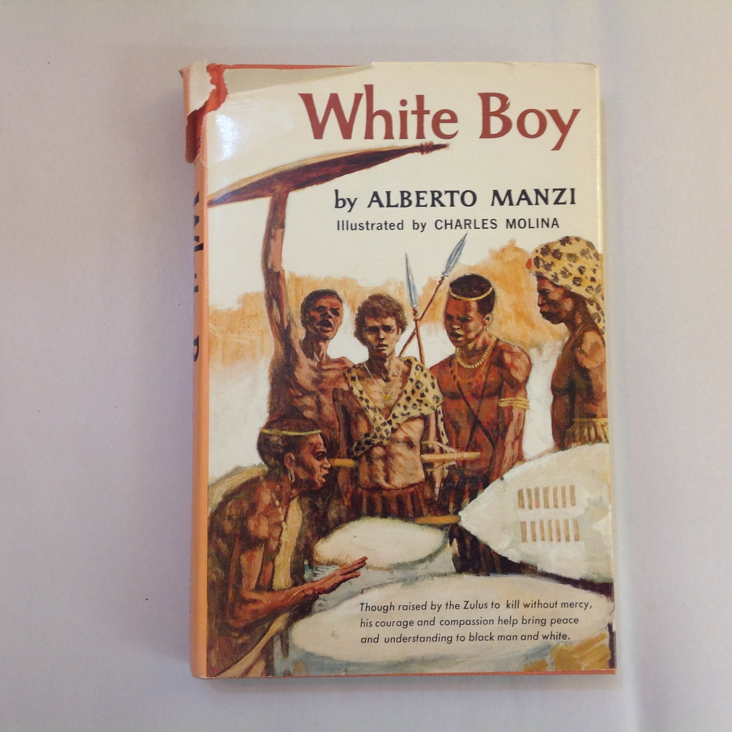 Vintage 1963 Hardcover White Boy Alberto Manzi First Edition