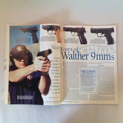 Vintage Oct 1999 American Rifleman Magazine Evolution of the Mauser 98k 60 Years of Walther