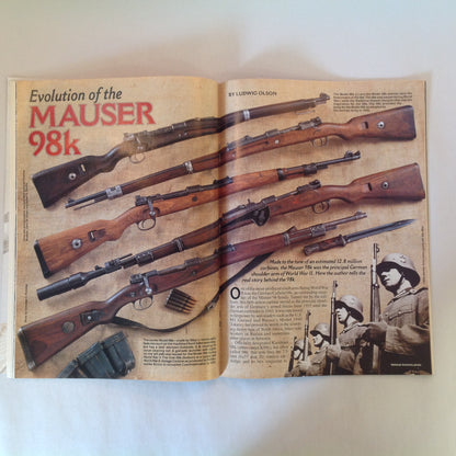 Vintage Oct 1999 American Rifleman Magazine Evolution of the Mauser 98k 60 Years of Walther