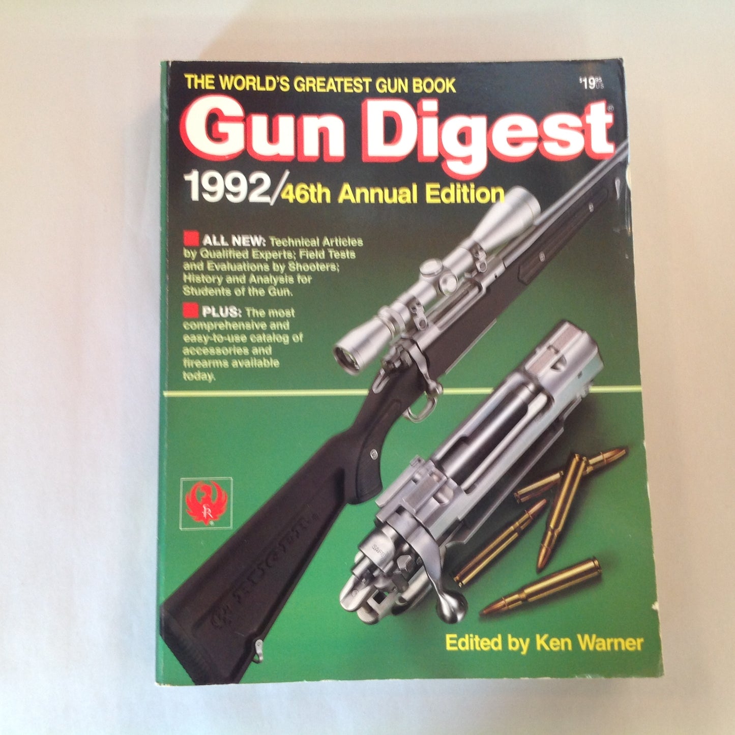 Vintage 1992 Gun Digest 46th Annual Edition World's Greatest Gun Book