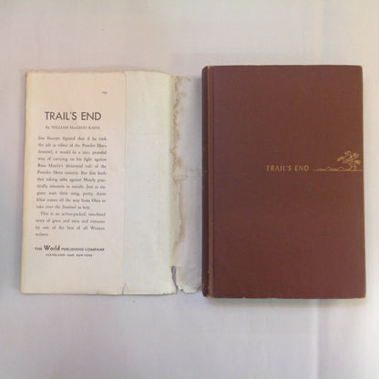 Vintage 1947 Hardcover Trail's End William MacLeod Raine Tower Books First Edition