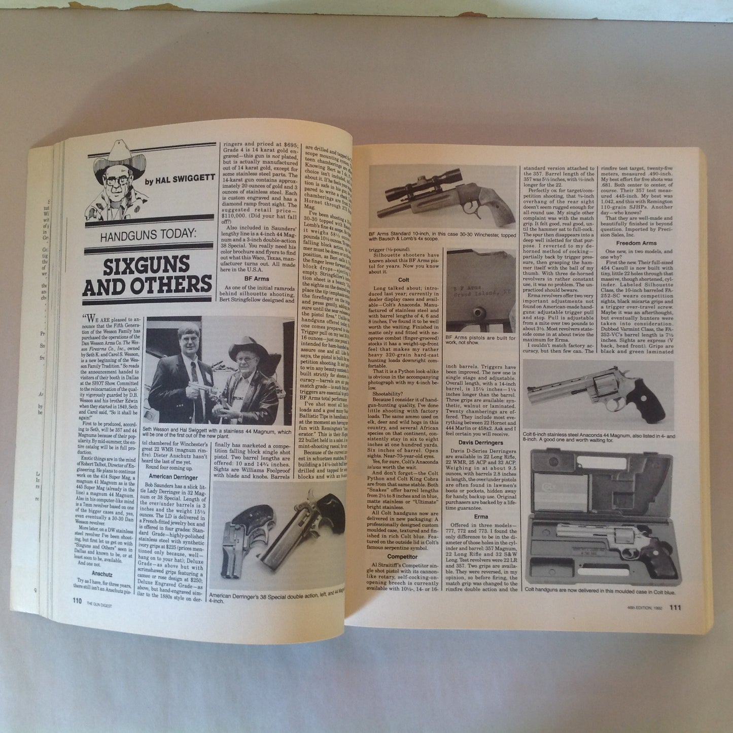 Vintage 1992 Gun Digest 46th Annual Edition World's Greatest Gun Book