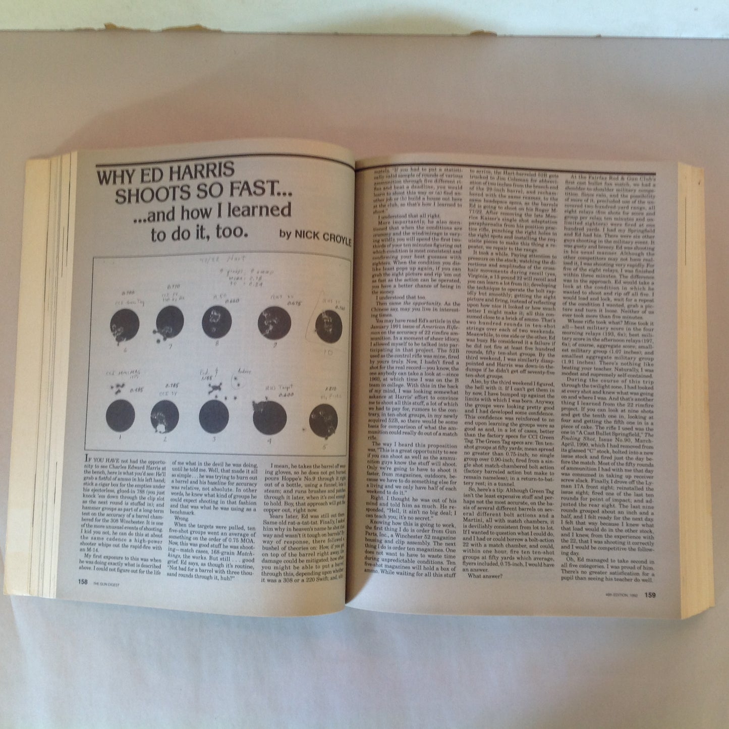 Vintage 1992 Gun Digest 46th Annual Edition World's Greatest Gun Book